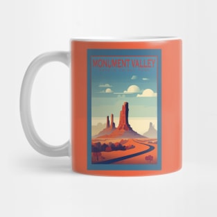 Monument Valley National Park Travel Poster Mug